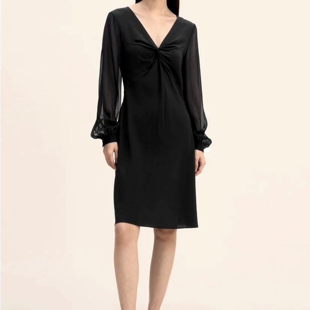 The Sola Dress by LILY SILK in Black